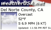 Click for Forecast for Del Norte County, California from weatherUSA.net